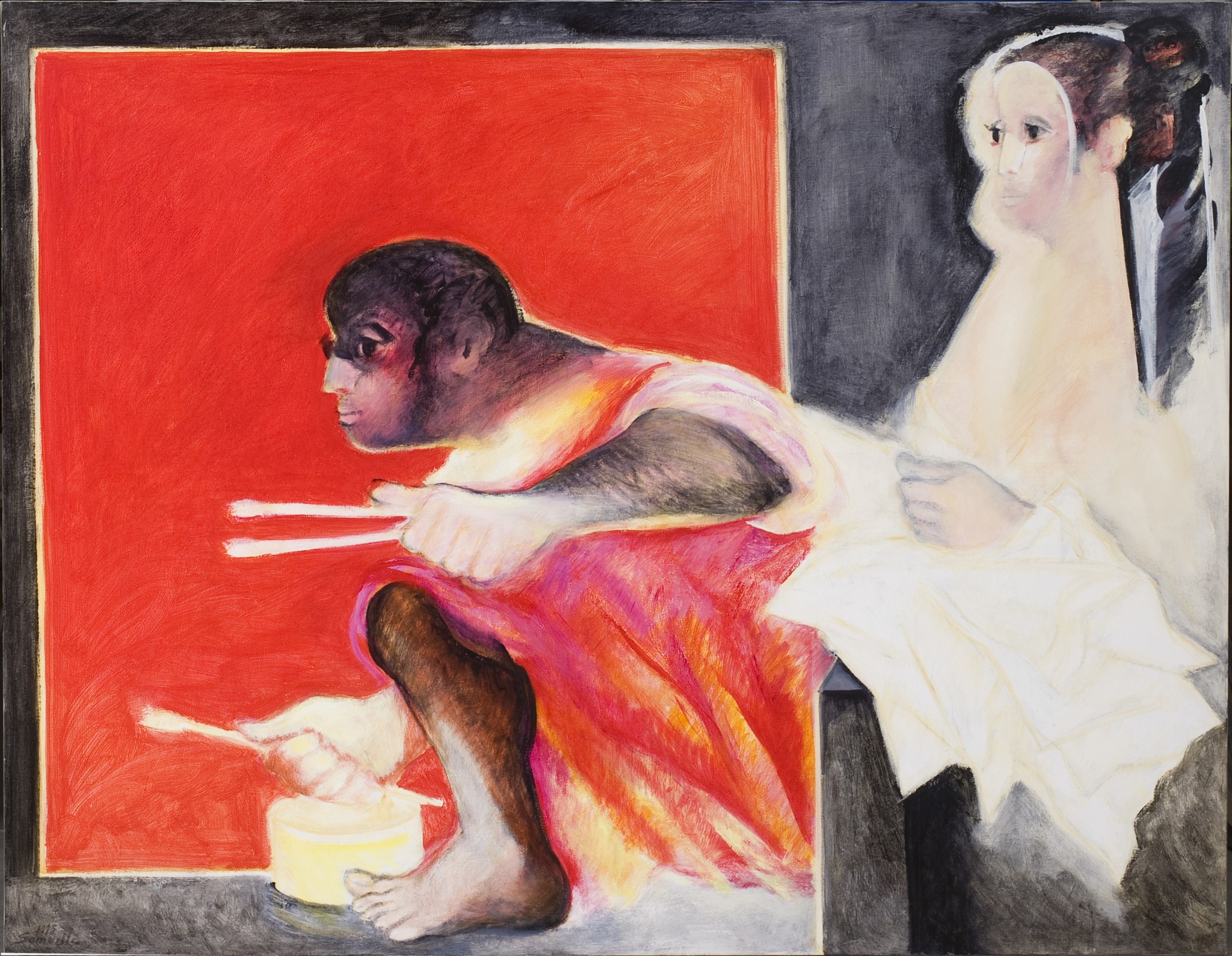 Toile de Roger Somville, 1965, collection privée